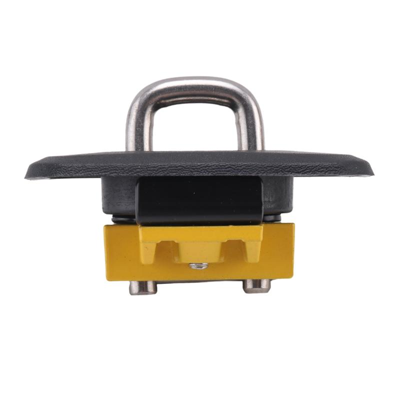 Tie Down Anchors Retractable Truck Bed Top Side D Ring for 1998-2014 F150 1999-2013 GM 1995-2008 RAM,4PCS—L49A
