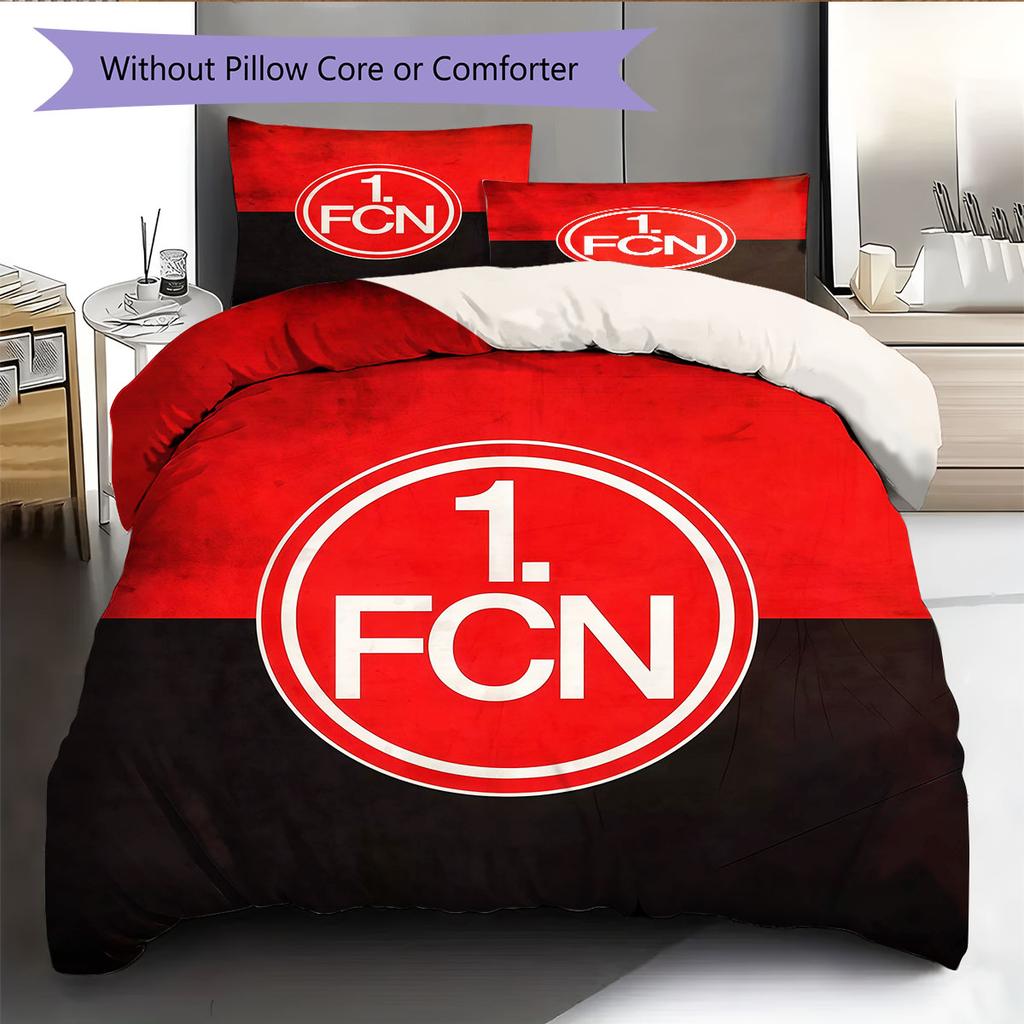 FCN log Bedding Quilt Set Quilt Cover Pillowcase Home Decoration Birthday Gift (1 * duvet cover + 2 * pillowcase, without core)