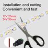 120 LEDs/m 2835 LED-Streifen Hauslampe Streifen DC12V 24V Rot Eisblau Grün Gelb Rosa Flexibel Und Schneidbar Weiche Lampenleiste Hausdekoration