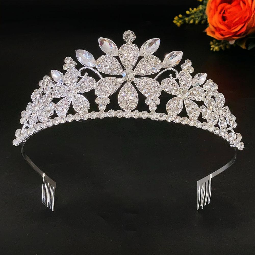 

New Wedding Set Bride Accessories Crown Green Leaf Shoulder Strap Diamond Encrusted Headwear Wedding Dress Photo Props Ceremony