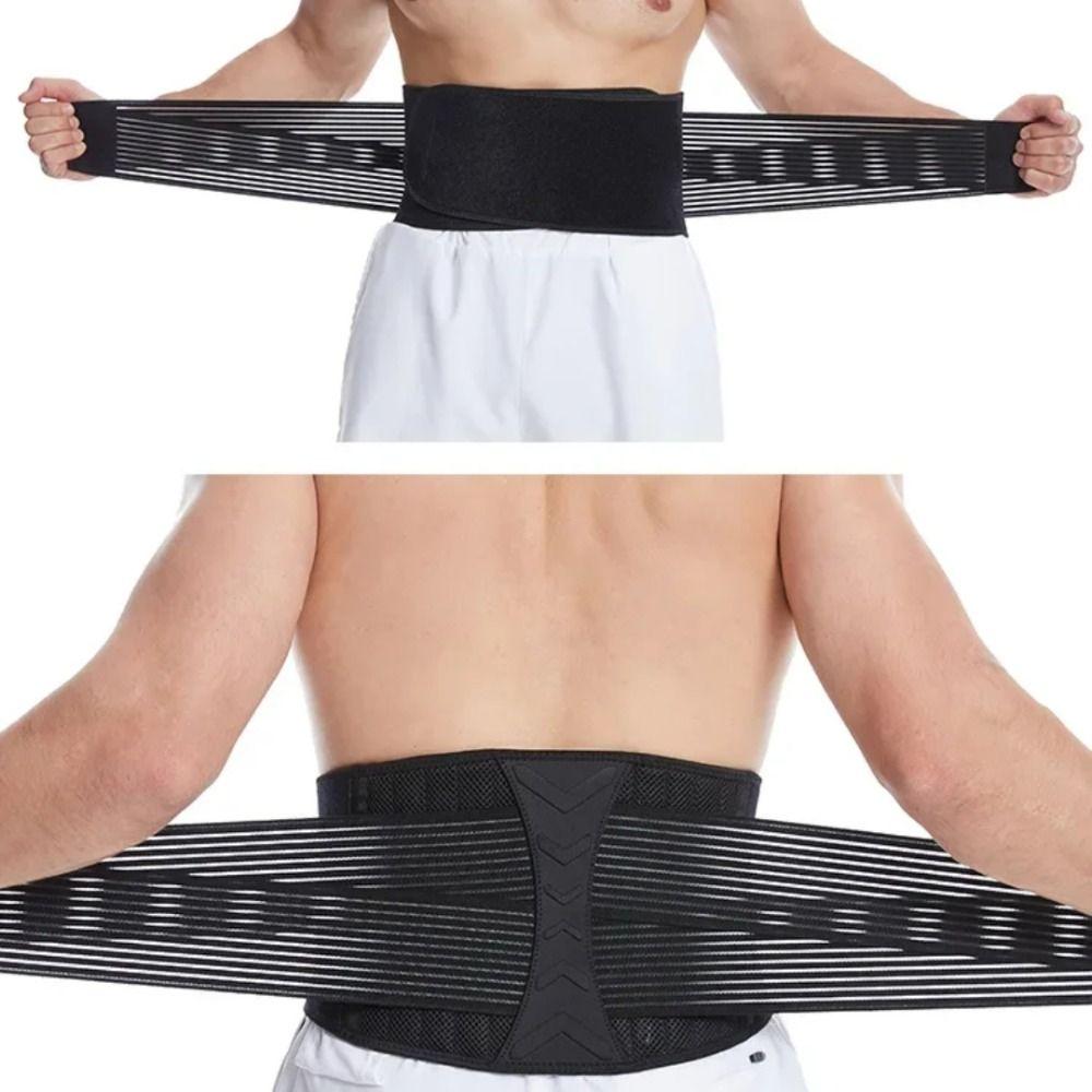 Pressurization Spine Support Belt Adjustable Orthopedic Lumbar Belt Waist Trainer Belt  Workout