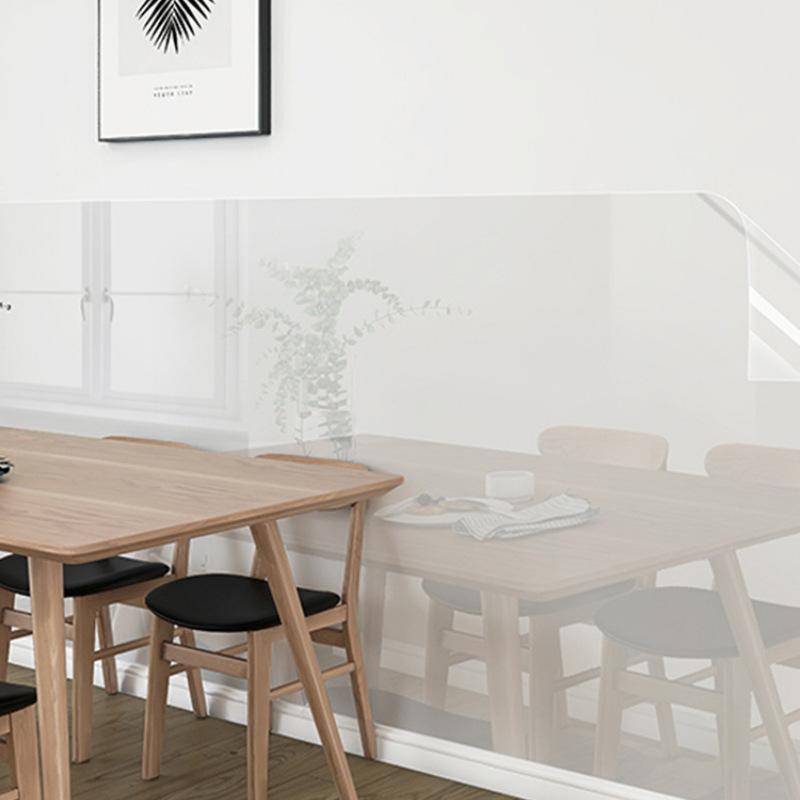 Elektrostatische Latexfarbe Wandschutzfolie Ölfest Transparent Wandaufkleber Weiße Wand Anti-Tritt Schmutzabweisende Aufkleber