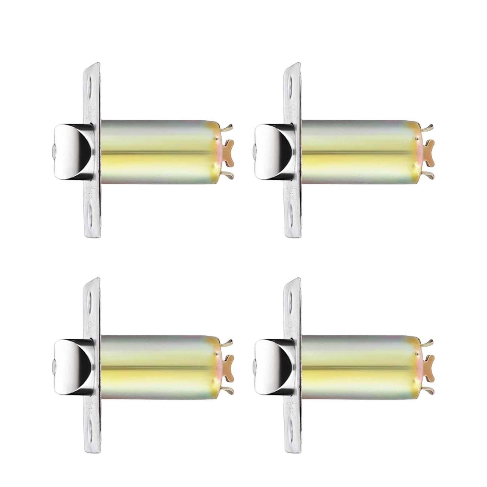 

4Pcs Lockbody Tongue Round Door Handle Knobs Lock Core Locking Tongue Hardware Lockcase Fitting Lock Accessories B