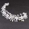 Korean Faux Pearl Flower Headband - Elegant Bridal Hair Accessory
