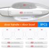 RGC1 8 Pcs For Sportage Rio Ceed Picanto K5 K9 Sorento Car Door Bowl Handle Protector Stickers Transparent Anti-scratch Film