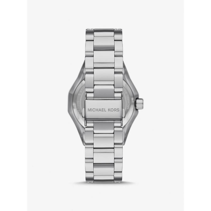 Michael Kors PRIDE Limited-Edition Oversized Raquel Rainbow Pavé Silver-Tone Watch MK7365LE