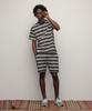 Schott NYC HORIZONTAL STRIPES T-SHIRT / 782-4134014 Men's S 010 Black