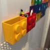 1/4pc Building Block Magnetic Storage Box Refrigerator Entrance Door Shelf Organizer Wall Mounted Rack Home Kitchen Decor Holder