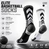 Toward Bottom Basketball Socks Quick Dry Cycling Running Sports Socks Compression Socks  Men Women