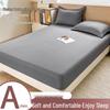 Nanjiren Washed Cotton Non-Slip Fitted Bedspread & Mattress Protector