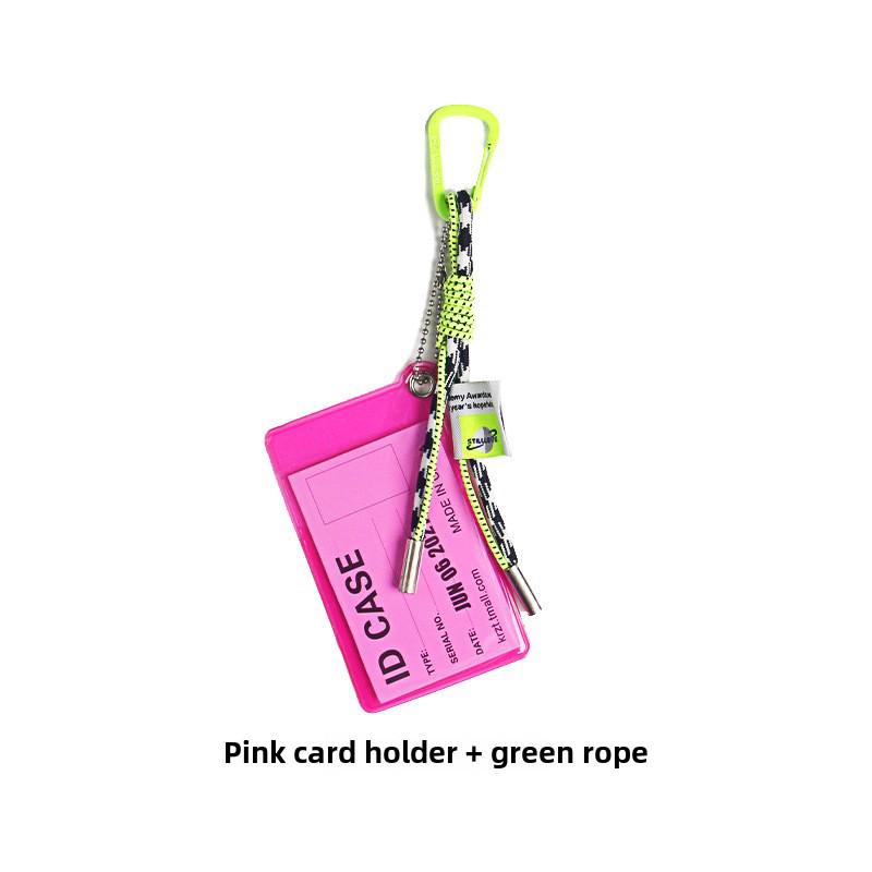 PVC Transparent Card Holder - Student Meal, Access, Bus Card Pendant for Backpacks or School Bags, Men's and Women's Accessories