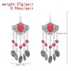 Ancient Silver Alloy Earrings, Xinjiang Ethnic Style Jewelry, Turkish Coins, Women's Fringed Earrings.
