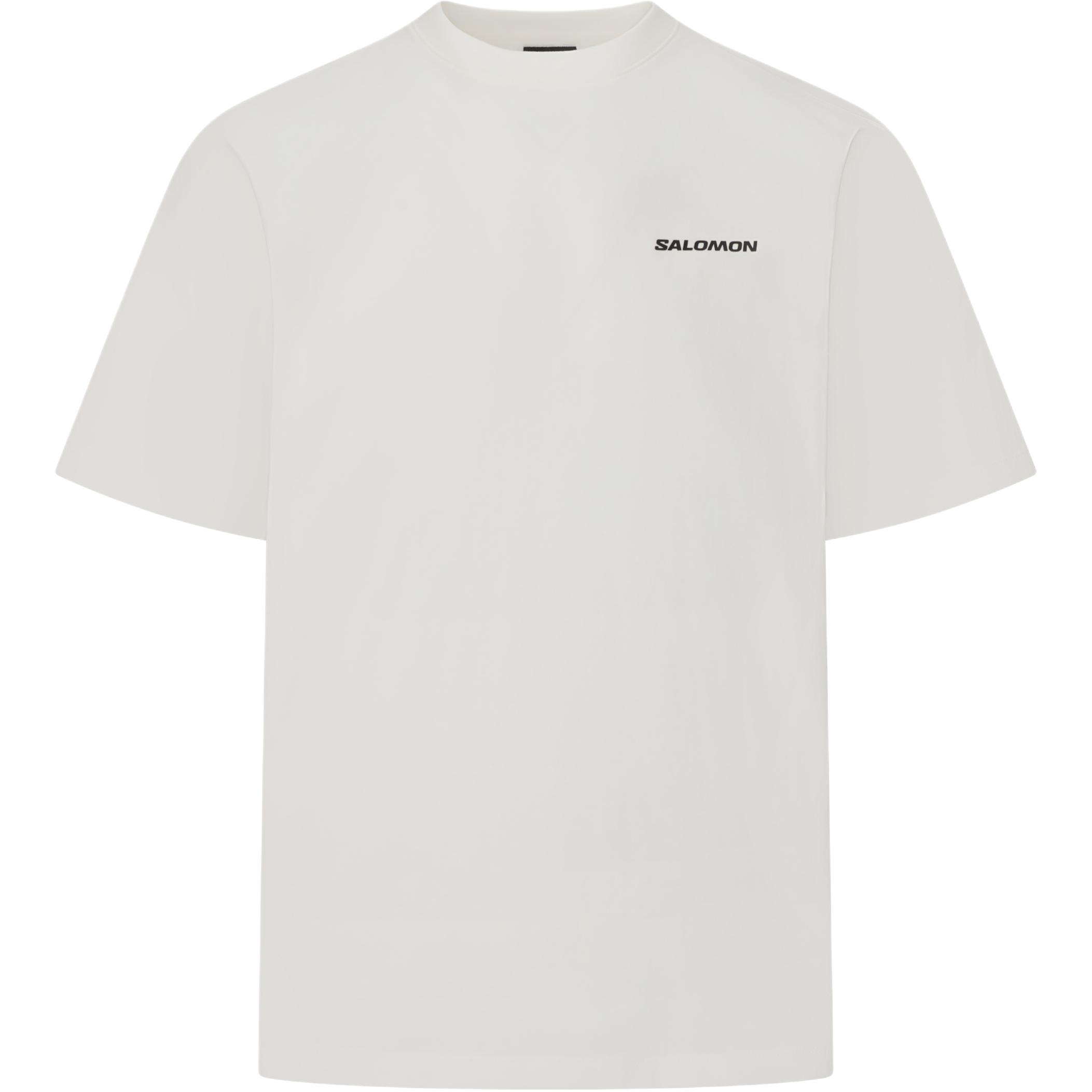 SALOMON T Shirts Men s White Crew Neck Moderate LD0132900 XL