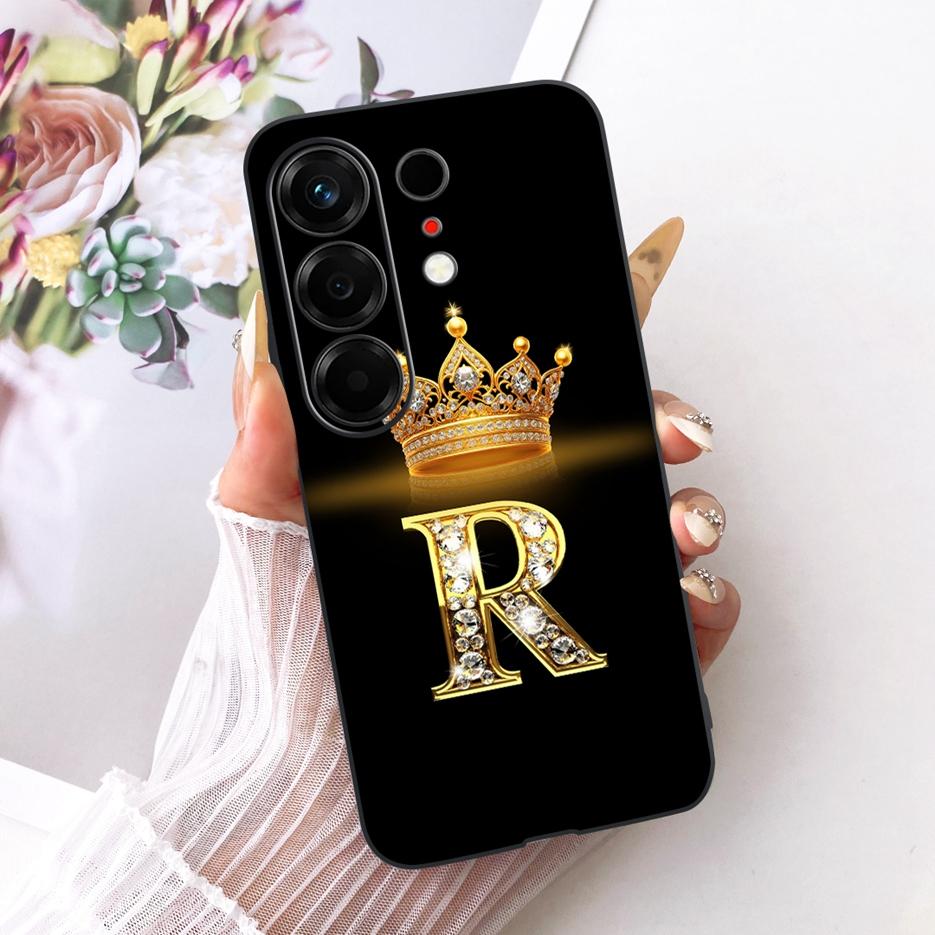 For Tecno Camon 50 4G Case CN5 Luxury Crown Letters Cover Soft TPU Phone Case For Tecno Camon 50 Pro 4G CN5c Camon50 Fundas Bags