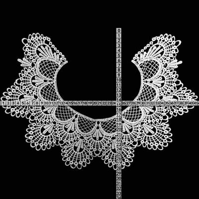 Hot Sale Motif Lace Fabric DIY High Quality Sewing Craft Popular 3D Neckline Decor 1PC Trims Sewing Hollow Lace Collar Dress Applique Blouse Unique