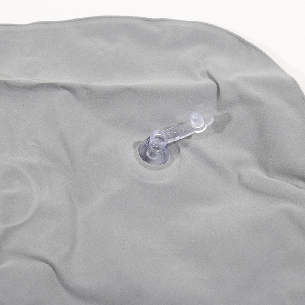 Portable Inflatable Travel Neck Pillow Waist Pillow Foldable Travel Essentials Providing Waist and Neck Support