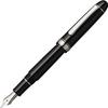 Platinum Pen #3776 Century Rhodium Black Diamond Medium Nib PNB-18000CR #7-3