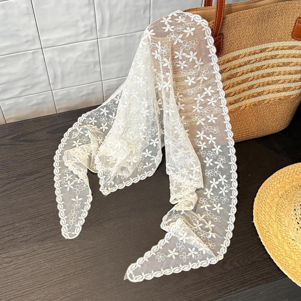 Jupe en Dentelle Jacquard Maille Coréenne avec Short Intégré