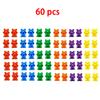 Colorful Counting Bears With Sorting Cups  Tweezers Toddler Counting  Color Sorting Educational Toy Gift For Kids Boys Girls