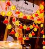 LED String Lights with Colorful Fruit and Lobster Designs, Battery/USB Powered.