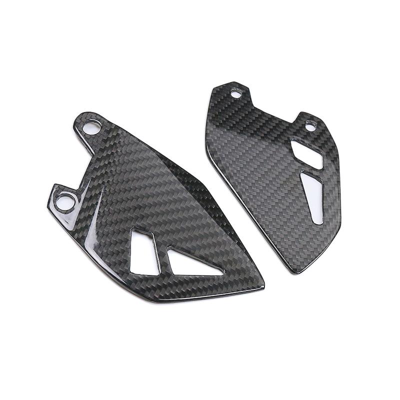 For KAWASAKI ZH2 Z H2 2020 2021 2022 2023 Motorcycle Accessories Heel Guard Rear Footrest Wing Plate 3K Pure Dry Carbon Fiber