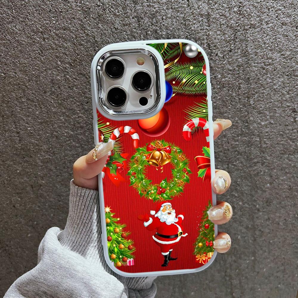 

N111 Merry Christmas art Happy New Year мягкие чехлы для телефонов iPhone 16Pro Max Xiaomi 11 Lite 5G NE Redmi 13C рамка с покрытием защитная задняя крышка для камеры for iPhone 16 Pro