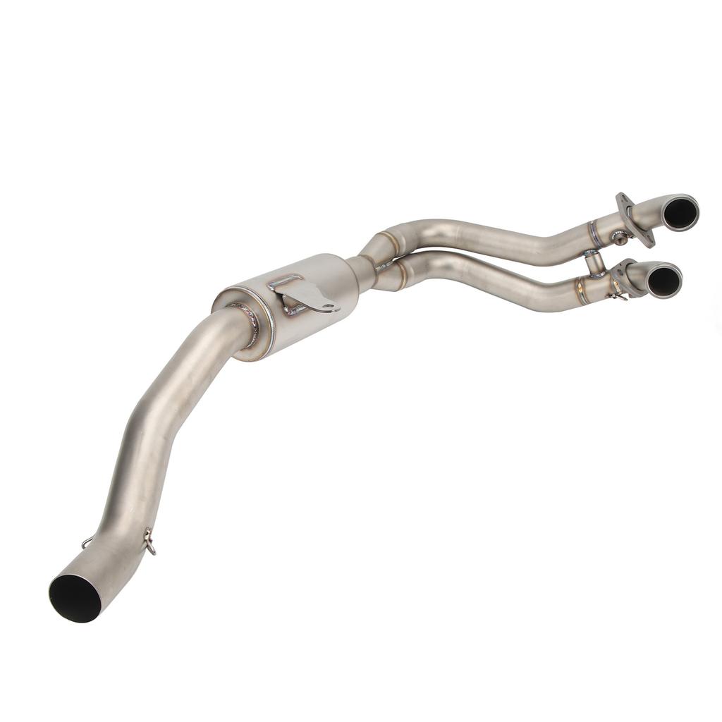 Motorcycle Exhaust Front Pipe 51mm Stainless Steel Replacement for Aprilia RS660 2020 To 2023