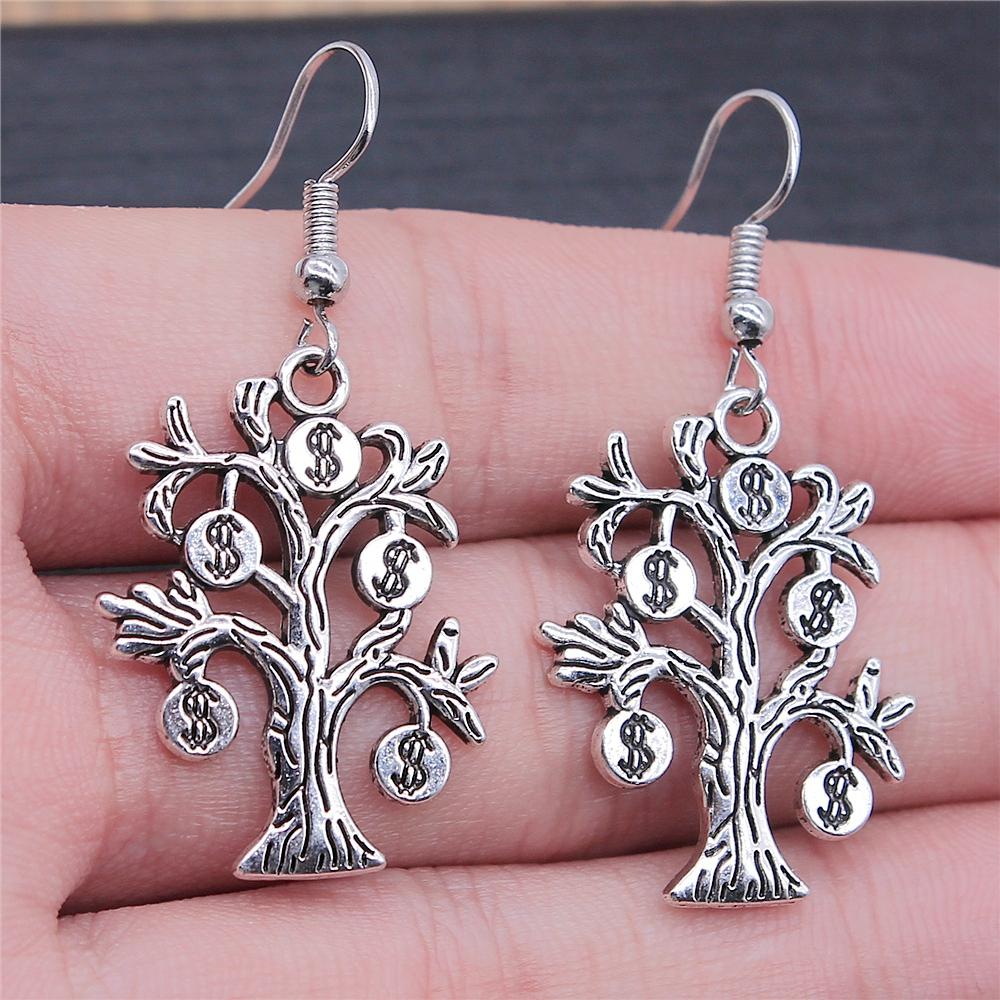 Tree Earring Women Drop Earrings Round Tree Dangle Earrings Women Fashion Jewelry Gift For Women