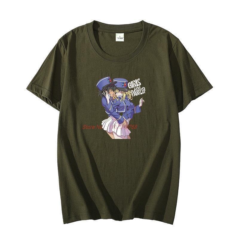 Cotton Tshirt Anime Girls Und Hot Sexy Lesbian Couple Unisexga Harajuku Graphic T Shirts Oversize Tshirts Summer Unisexs Clothing