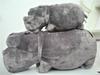 Shakurel Planet BIG Plush Toy and MB Plush Toy Shakurel Hippo Parent and Child Set (L 45cm) (L 30cm)