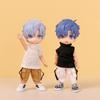 Ob11 Doll Clothes Pocket Overalls Casual Trousers for Molly, Gsc, Pd9, Ymy, Obitsu11, 1/12bjd Doll Pants Doll Accessories Toy