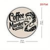 Funny Coffee Retro Metal Tin Sign for Kitchen Bar Decor