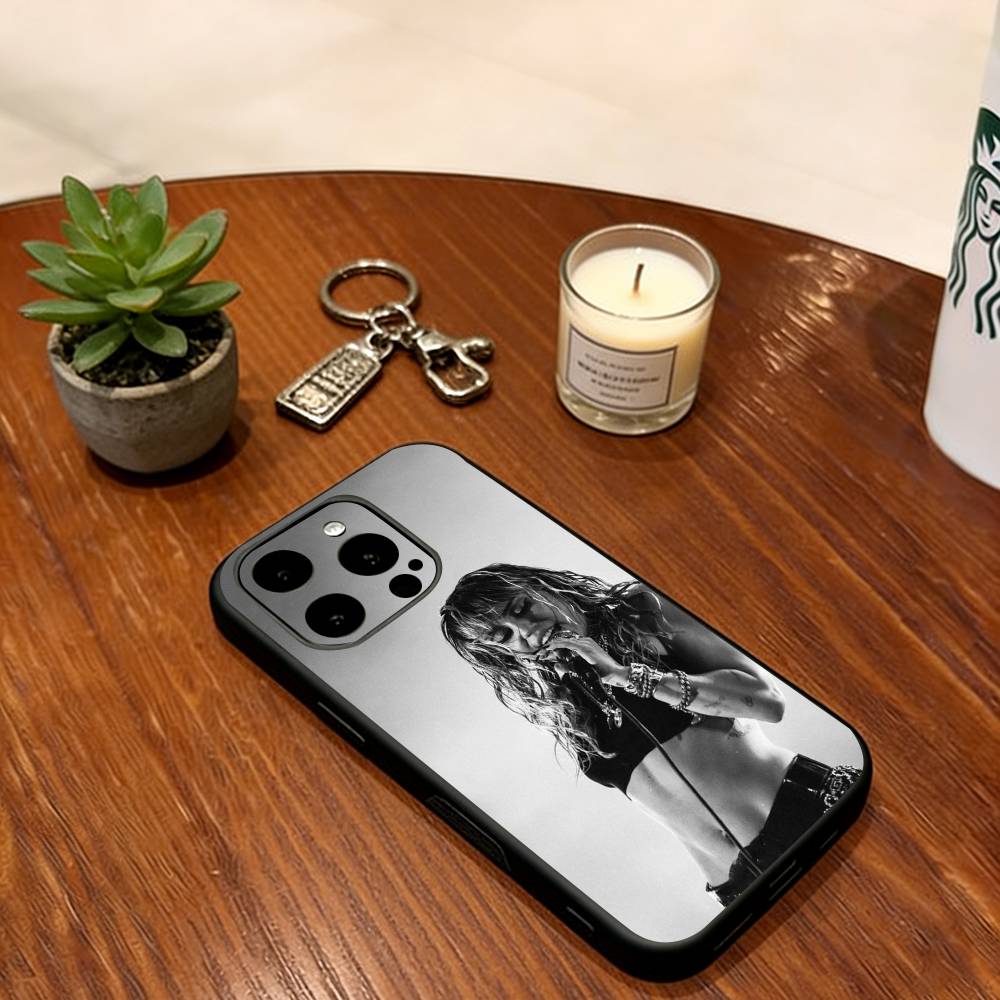 Miley Cyrus Phone Case For iPhone 17,16,15,14,13,12,11 Plus,Pro Max,XS,Soft Silicone Black Cover