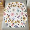 Queen Bonenjoy Size Fitted Bed Sheet With Elastic Band King Size Bed Cover Floral Style Sabanas Cama 150 Sheets No Pillowcase