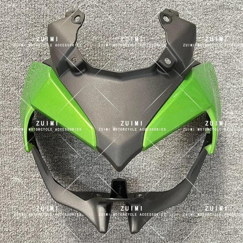 Headlight Fairing Upper Nose Hood Shroud Cover Front Turn Signal Bracket  Lower Panel Fit For Kawasaki Z650 2020 2021 2022