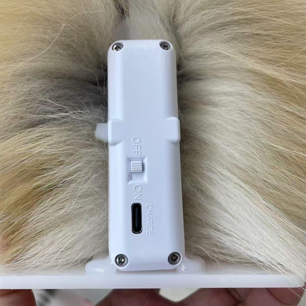 Elektrischer Wedelschwanz mit drei Geschwindigkeiten für Cosplay: Schwarzer Welpe, Kleiner Fuchs, Grauwolf