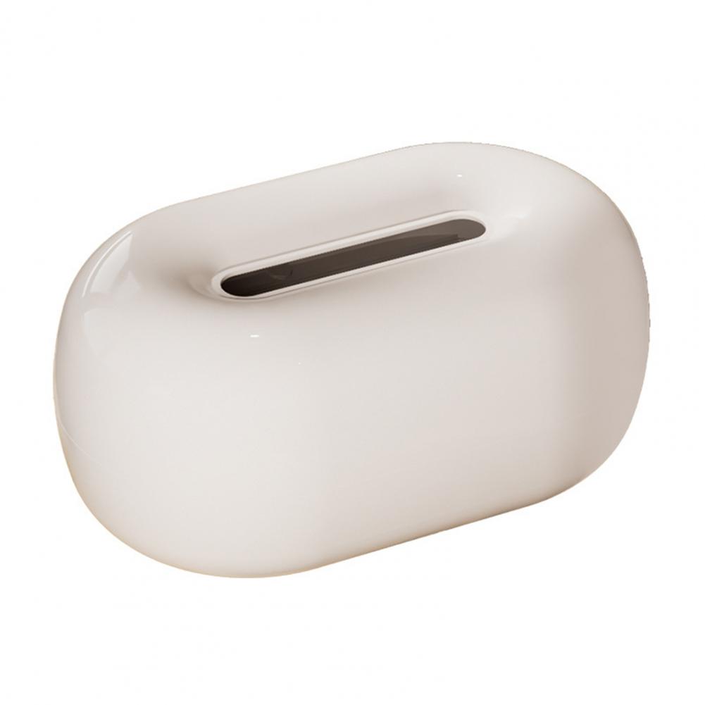 Magnetic Tissue Box Holder Tissue Dispenser Cover with Spring Support Magnetic Closure Tissue Box Cover for Home Office Table