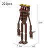 Head Awakening Siren Monster Assembling Building Blocks Toys Tabletop Decoration