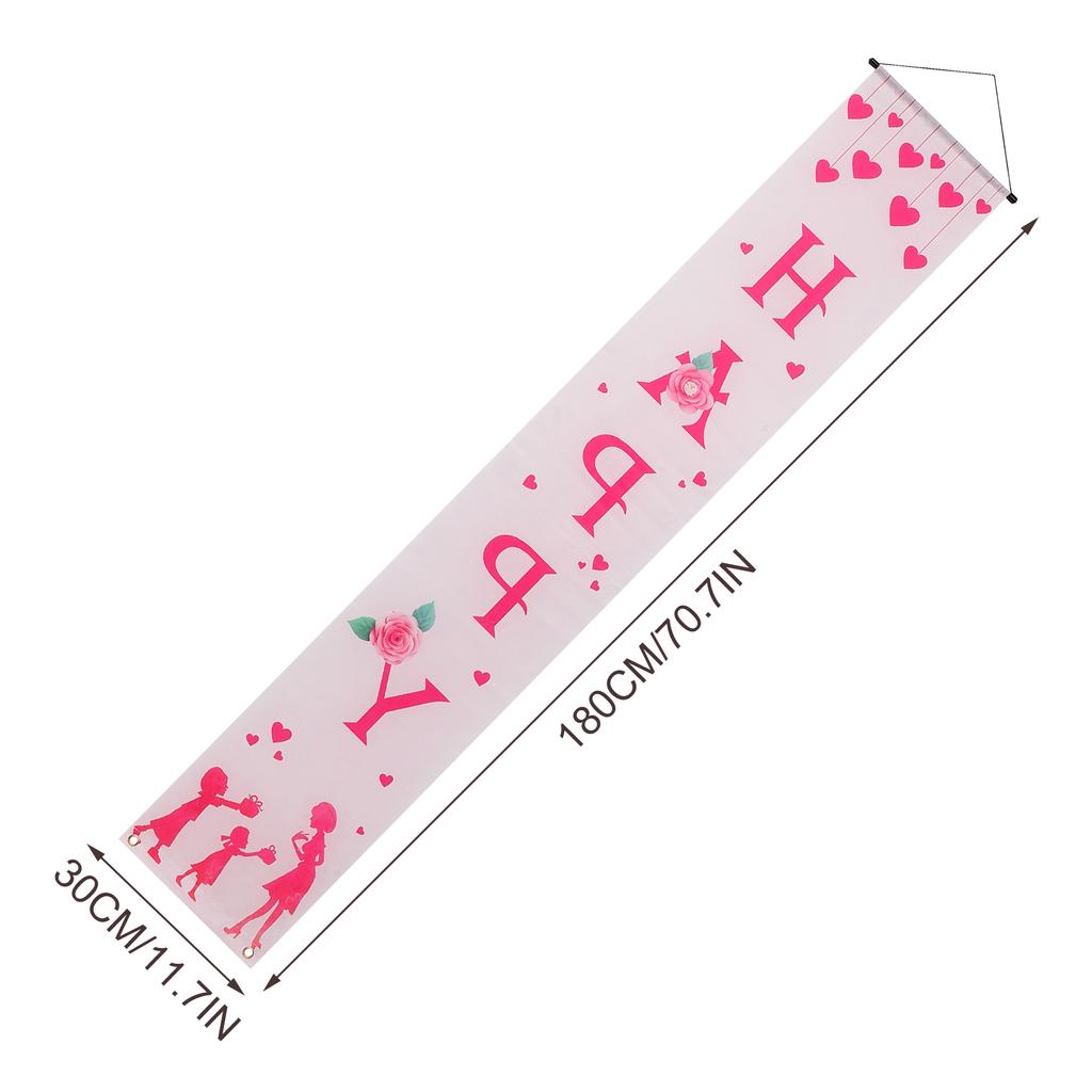 Muttertag Spruchband Partydeko Verandavorhang Tür Exquisite Zubehör Banner Vorhänge Ornament