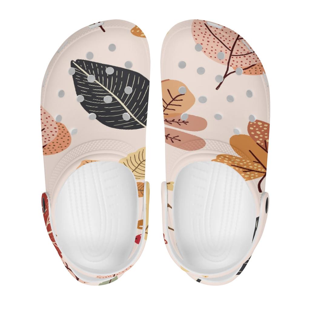 Printed EVA Travel Clogs Unisex Quick Dry Slip On Lightweight Travel Use Beach Garden Daily Walking Leisure Sandals Casual Walking