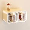 No Punch Spice Storage Rack With Spoon Spice Storage Container Kitchen Storage Organizer  Household