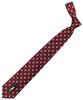 [MICHIKO LONDON] Michiko London Marken-Krawatte, Kleines Muster, Emblem-Muster, 100% Seide, Wappen, Jacquard-Webart (ZU: Wein)