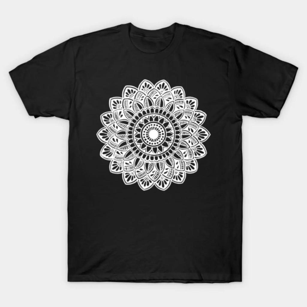 White Unisexdala Flower Minimal Boho Floral Design T Shirt vintage Washed Versatile Unisex Soft Slightly Comfortable streetwear