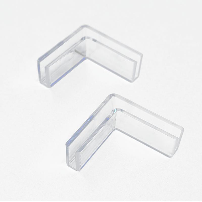 

2Pcs Clear plastic corner vertical clip, photo background paper accessories, stand folding card kit for holding photography background plate 2pcs
