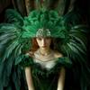 Brazilian Carnival Feather Headpiece Stage Performance Feather Headdress  Hawaiian Party Accessory