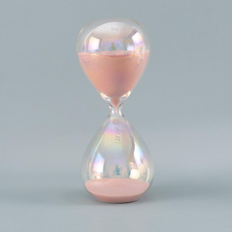 Bicchiere Sabbia Colorato da 30 Minuti Ornamento Divertente per Scrivania Casa Giorno della Laurea dei Bambini Regalo di Compleanno Regalo per Viaggi di Lavoro