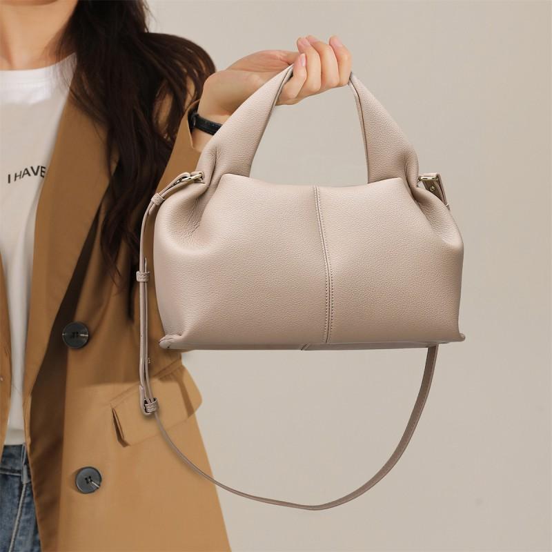Cloud Shape Handbag Womens Medium Size PU Leather Tote Bag With Magnet Large Capacity Daily Use
