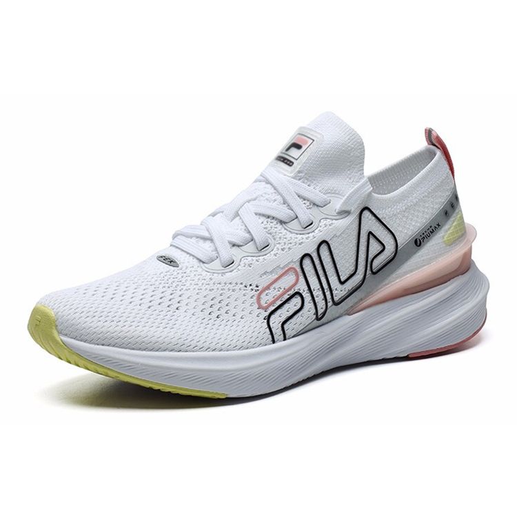 Fila Athletics Fashionable Fabric Low-Top Running Shoes Women Sneaker White A12W122202FWT