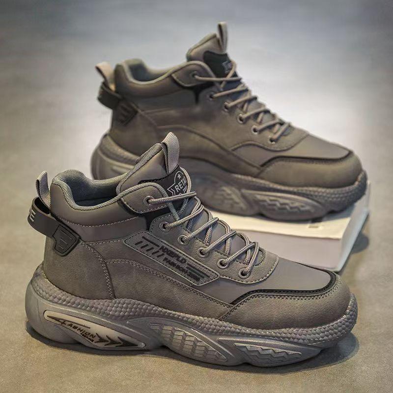 Martin boots new men's outdoor tooling shoes retro British wear-resistant work labor insurance black sports dad shoes