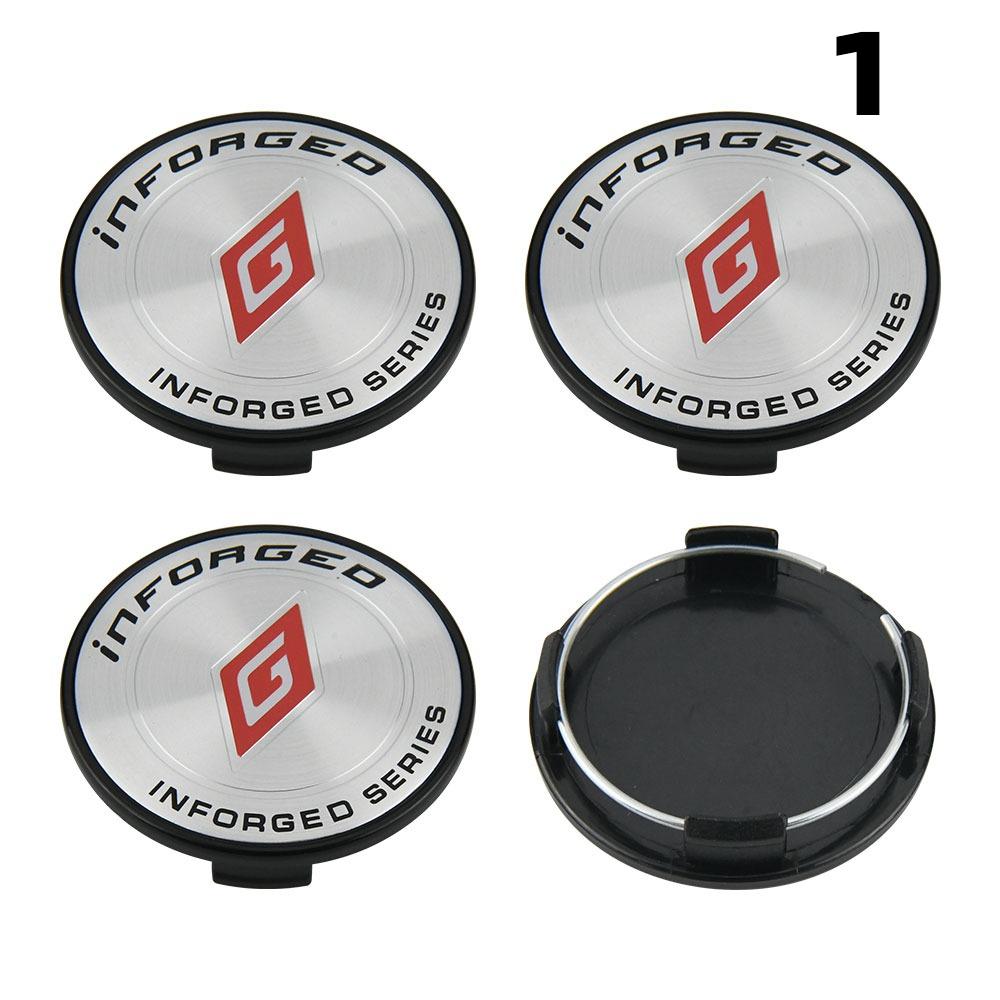 

1Set/4PCS OD 65MM & OD 69MM Cap For Rims OZ VOSSEN INFORGED Emblem Wheel Center Cap Sport Car Logo Wheel Cover Hub caps No.1 OD 65 ID 60